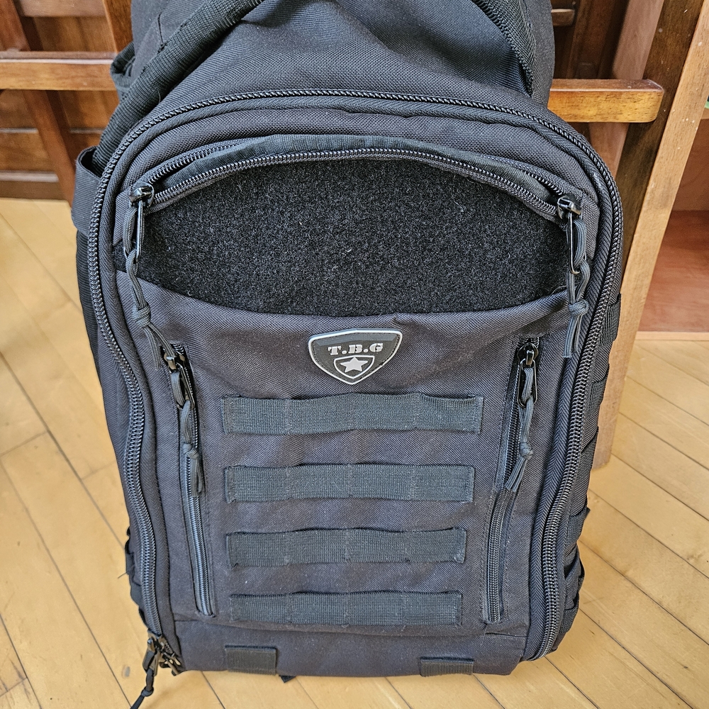 Black Tactical Baby Gear Diaper Bag